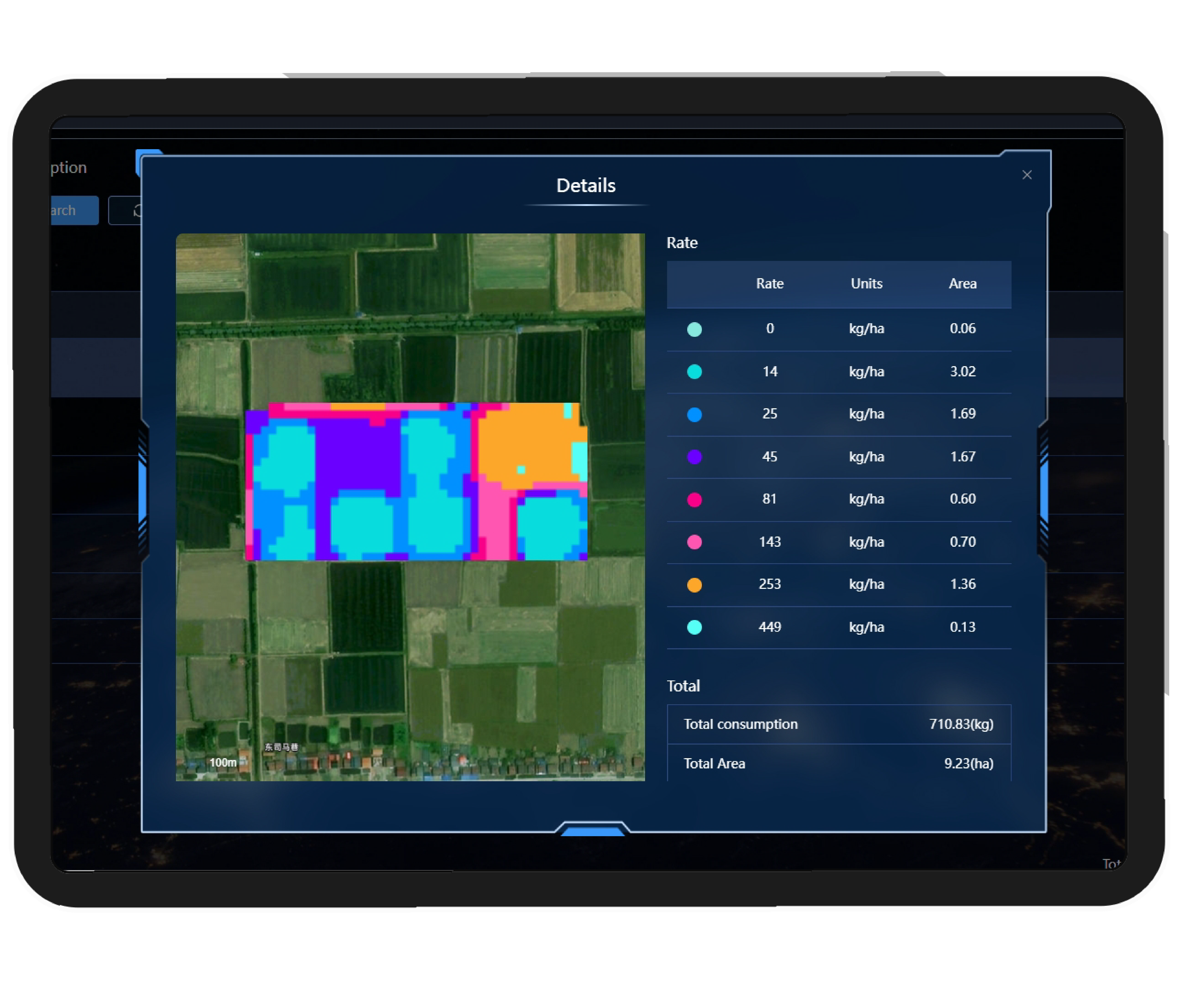 Licencia de activación del sistema de gestión agrícola FJD por año