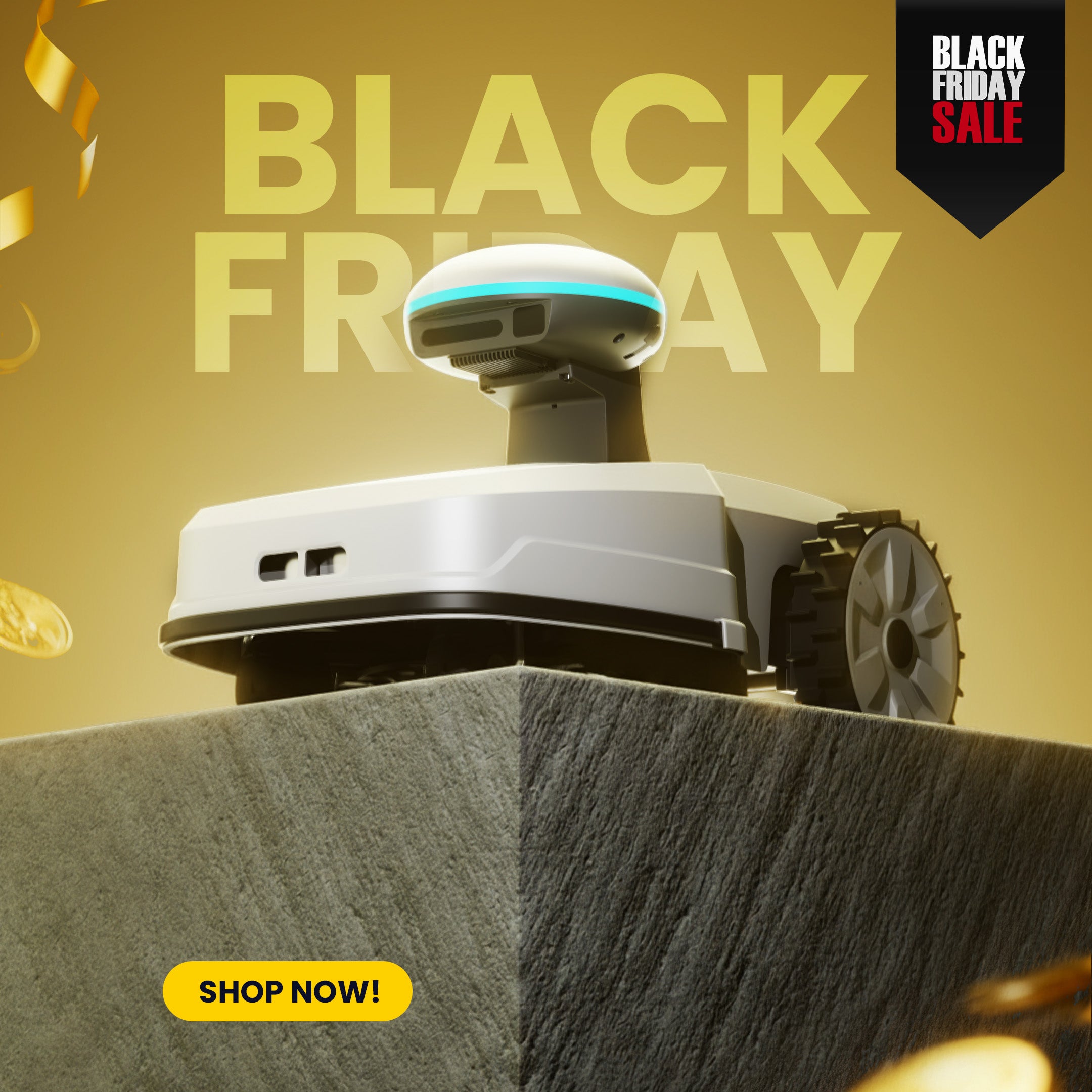 Cortacésped robótico inalámbrico inteligente FJD FR4000 para familias