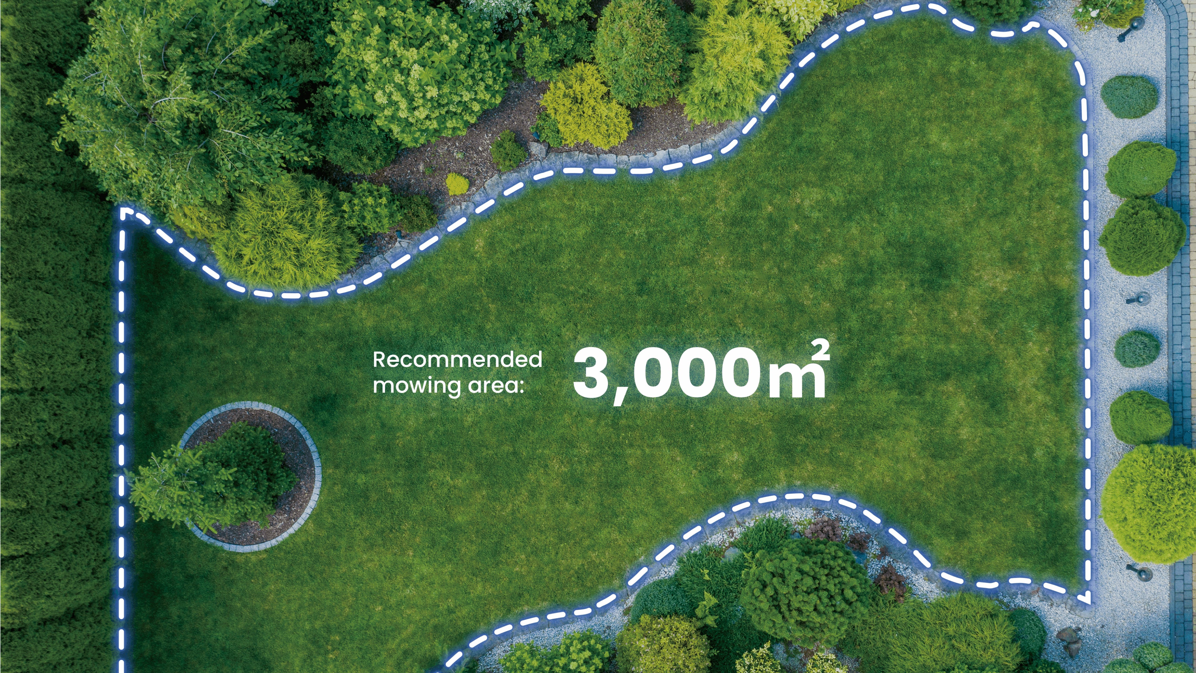 "FJD FL3000 No Wire LiDAR Robotic Lawn Mower"