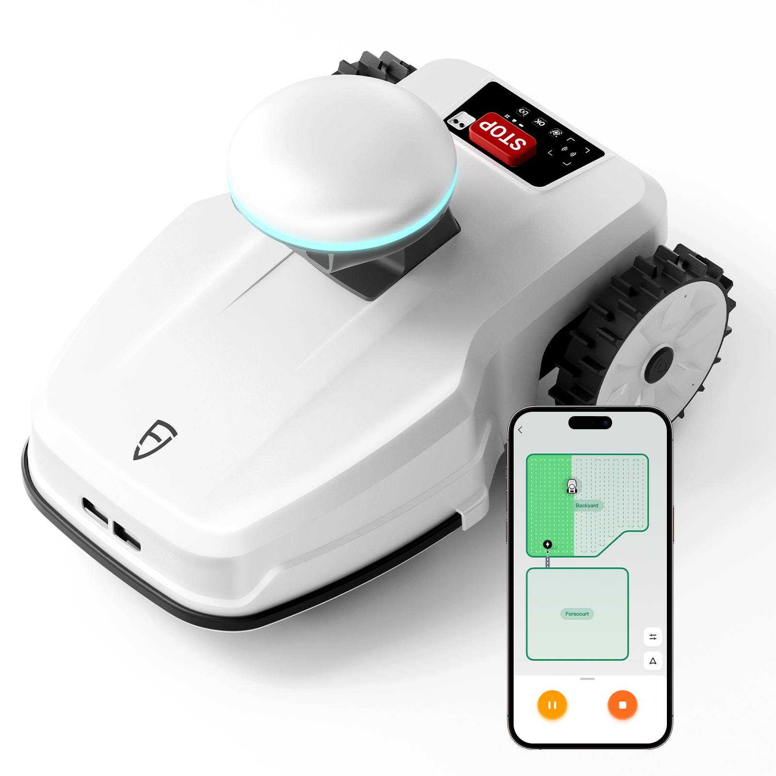 Cortacésped robótico inalámbrico inteligente FJD FR4000 para familias